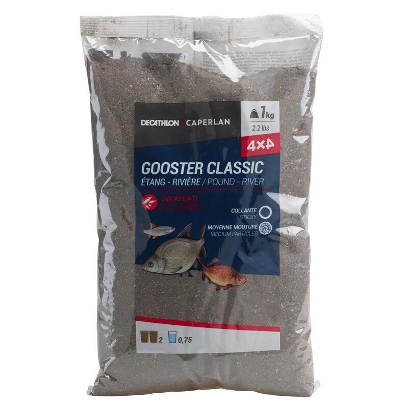 Poza Nadă Gooster Classic 4X4 negru 1kg pescuit staționar - imagine mare 1