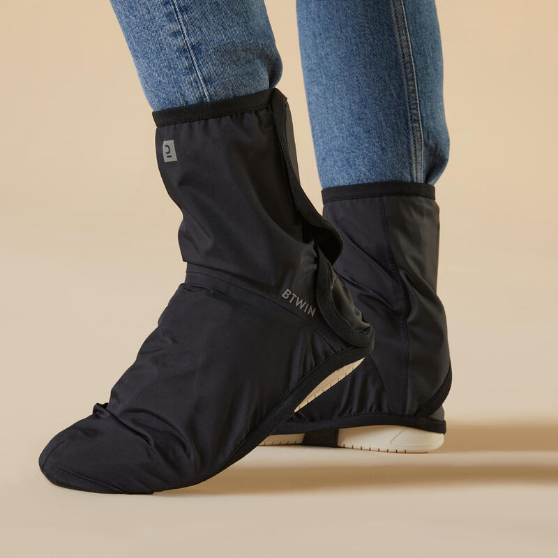 Poza Protecţii impermeabile încălţăminte ciclism în oraș 900 Adulți - imagine mare 2