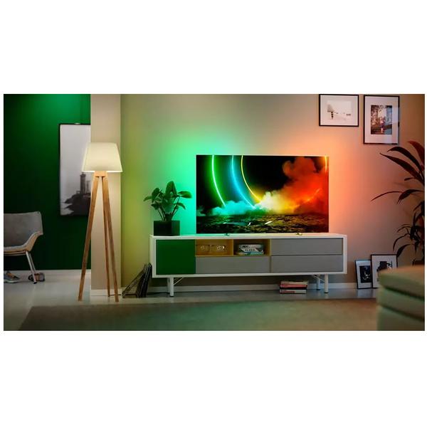 Poza Televizor OLED Philips 139 cm (55") 55OLED706/12, Ultra HD 4K, Smart TV, Android TV, WiFi, CI+