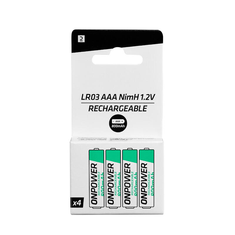 Poza Set 4 baterii reîncărcabile AAA NimH 800mAh - imagine mare 2