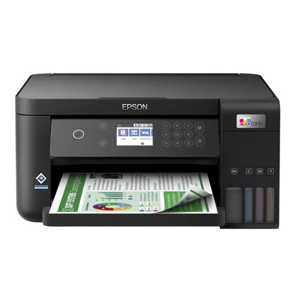 Multifunctional Epson EcoTank L6260, inkjet, A4, 15ppm, Duplex, USB, Retea, Wireless (Negru)