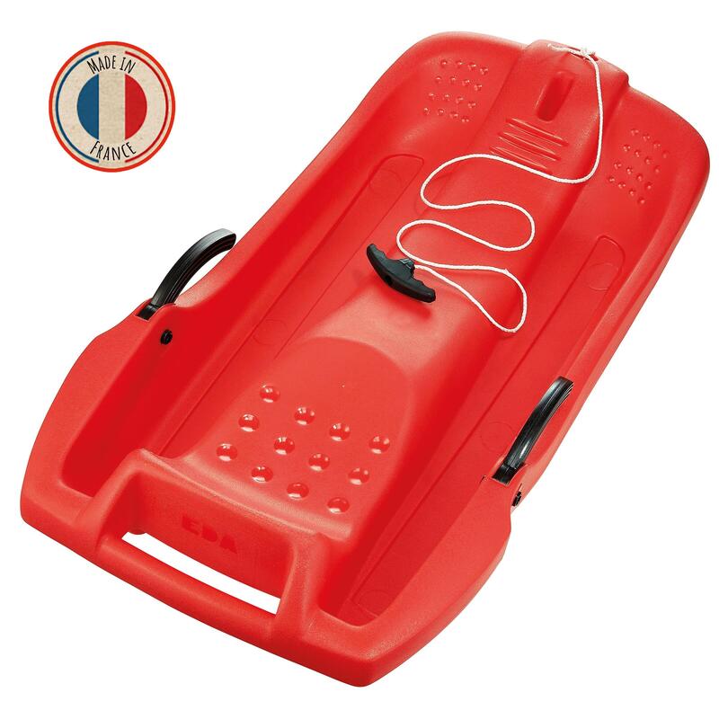 Poza Sanie Plată cu frână 1 loc roşu Copii - imagine mare 2