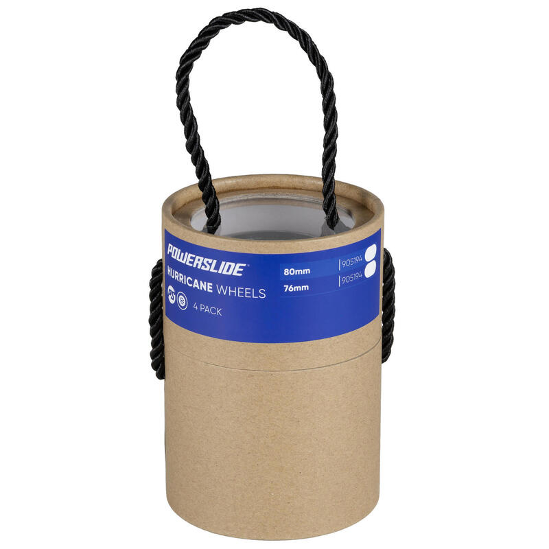 Poza 4 roţi role freeride HURRICANE 76 mm 85A Roșu - imagine mare 2