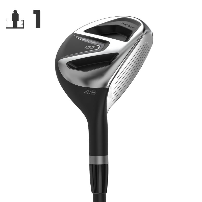 Poza Crosă HYBRIDE 100 Dreptaci Mărimea 1 Adulți - imagine mare 2