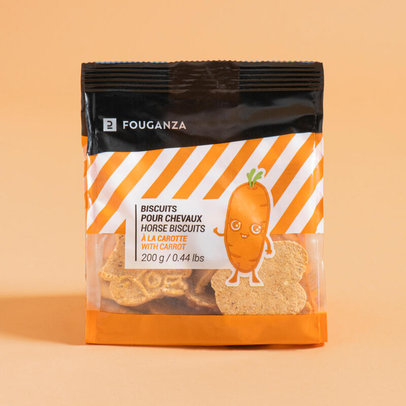 Poza Biscuiți FOUGACRUNCH echitație morcov 200 G Cal/Ponei - imagine mare 2