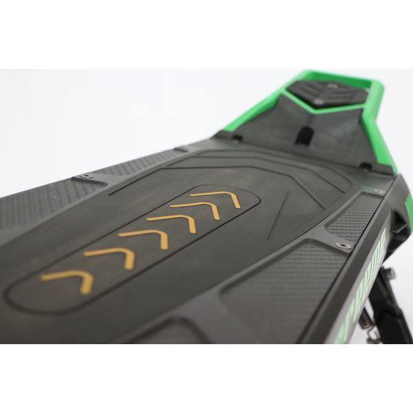 Poza Trotineta electrica SPEEDXMAN GREEME, Viteza 83 Km/h, Autonomie 95Km, Motor 2 x 1600W, Frane hidraulice pe disc, Roti 10", baterie 60V/32Ah LG (Negru/Verde) - imagine mare 14