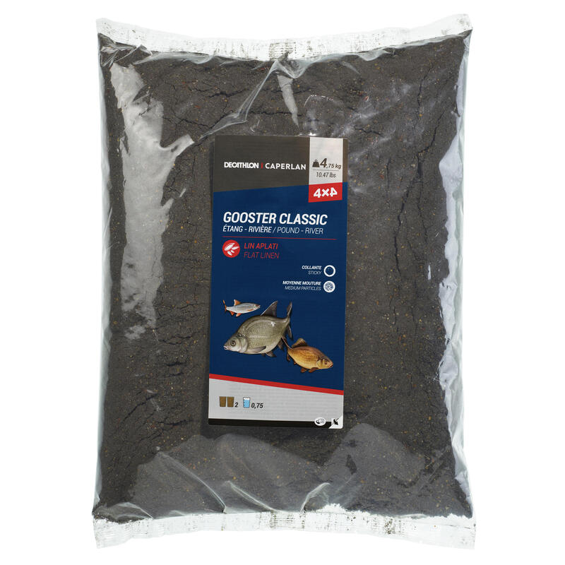 Poza Nadă Pescuit Gooster pentru orice tip de pești 4X4 Negru 4,75 kg - imagine mare 2