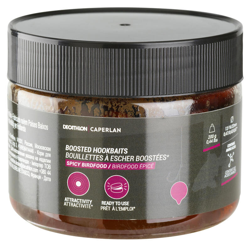 Hookbaits Spicy Birdfood pescuit la crap