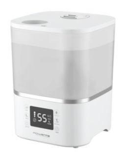 Poza Umidificator Rowenta AQUA BOOST HU4020F0, 2.5 L, Autonomie pana la 15 ore (Alb/Argintiu)