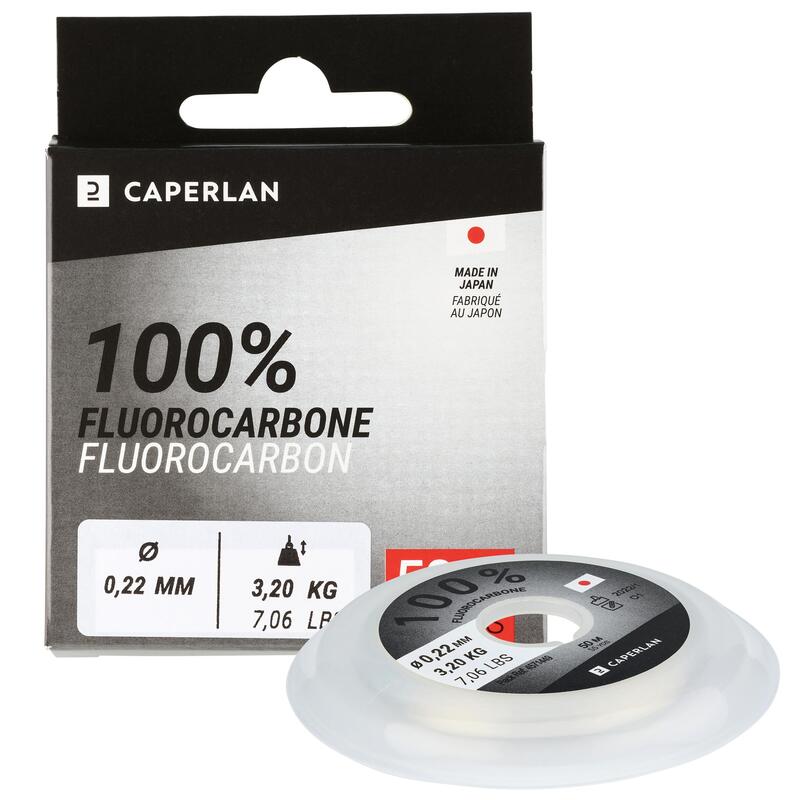 Fir pescuit fluorocarbon 100% 50m