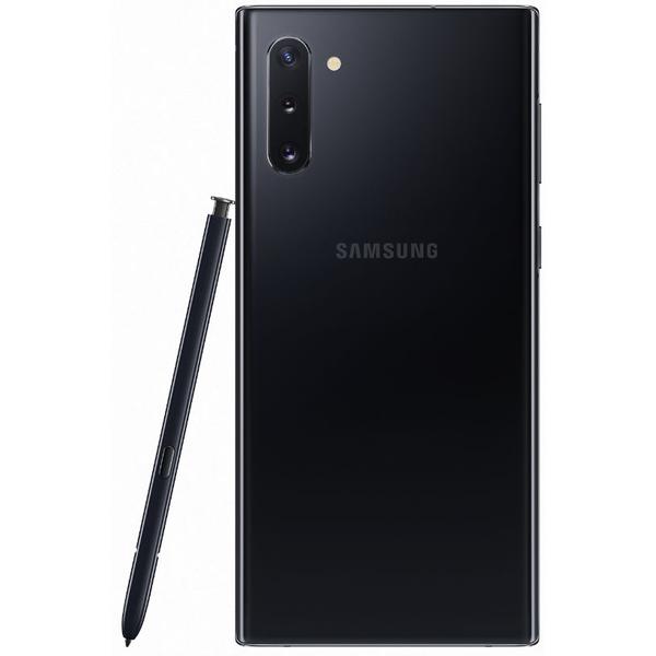 Poza Telefon Mobil Samsung Galaxy Note 10, Procesor Snapdragon 855 Octa-core, Dynamic AMOLED Capacitive touchscreen 6.3", 8GB RAM, 256GB Flash, Camera Tripla 16+12+12MP, 4G, Single Sim, Wi-Fi, Android (Negru) - imagine mare 7