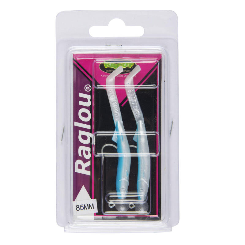 Poza Nălucă Raglou Spid Pescuit Marin 8.5cm x x2 Gri - imagine mare 2