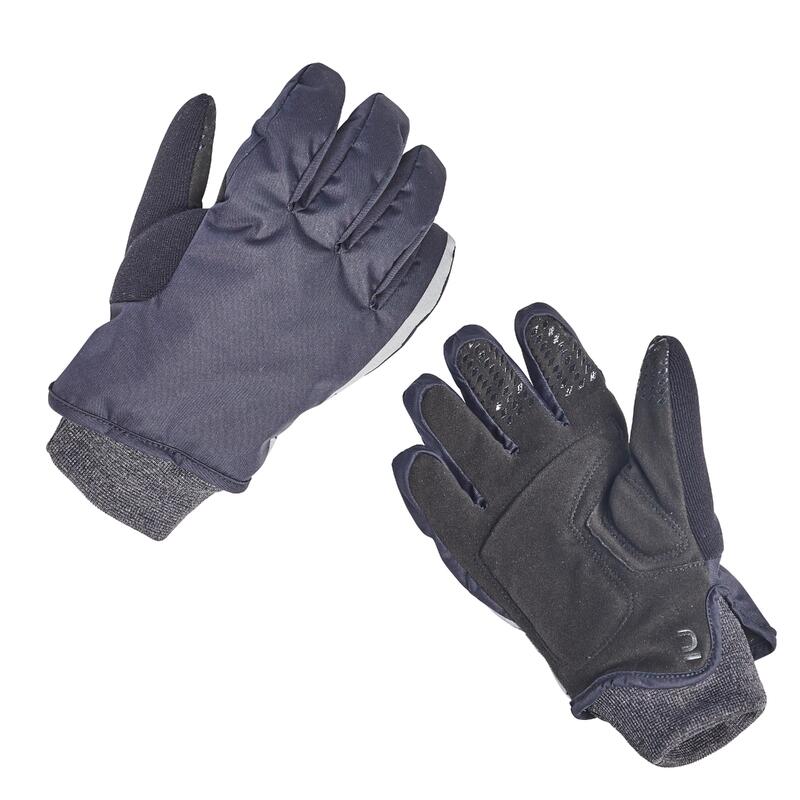 Poza Mănuşi Ciclism iarnă 500 Negru Copii - imagine mare 2