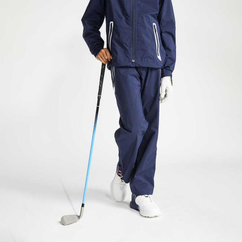 Poza Pantalon Impermeabil Golf RW500 Bleumarin Copii - imagine mare 1