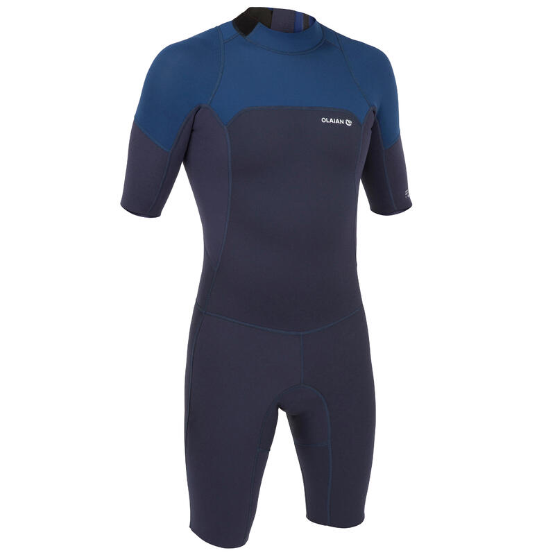 Poza Combinezon surf shorty 500 Neopren Albastru Bărbați - imagine mare 3