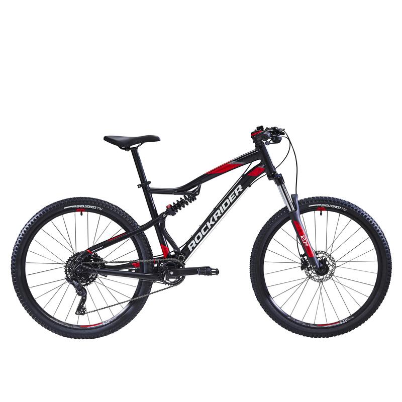 Poza Bicicletă MTB ST 530 S 27,5" Negru-Roșu - imagine mare 2