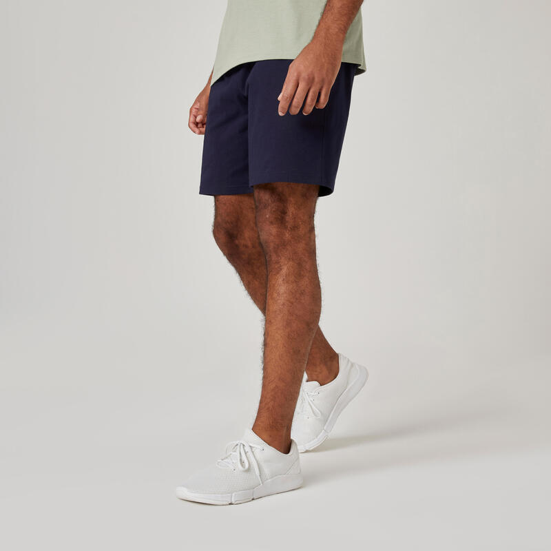 Poza Pantalon scurt 500 Fitness Essentials Bleumarin Bărbaţi - imagine mare 2