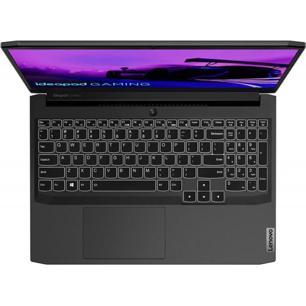 Poza Laptop Gaming Lenovo IdeaPad 3 15IHU6 (Procesor Intel® Core™ i5-11320H (8M Cache, up to 4.50 GHz, with IPU) 15.6" FHD, 16GB, 512GB SSD, nVidia GeForce RTX 3050 @4GB, Negru) - imagine mare 8