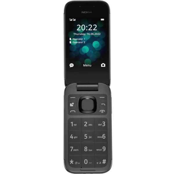 Poza Telefon mobil Nokia 2660 Flip, Dual SIM, 4G (Negru) - imagine mare 1