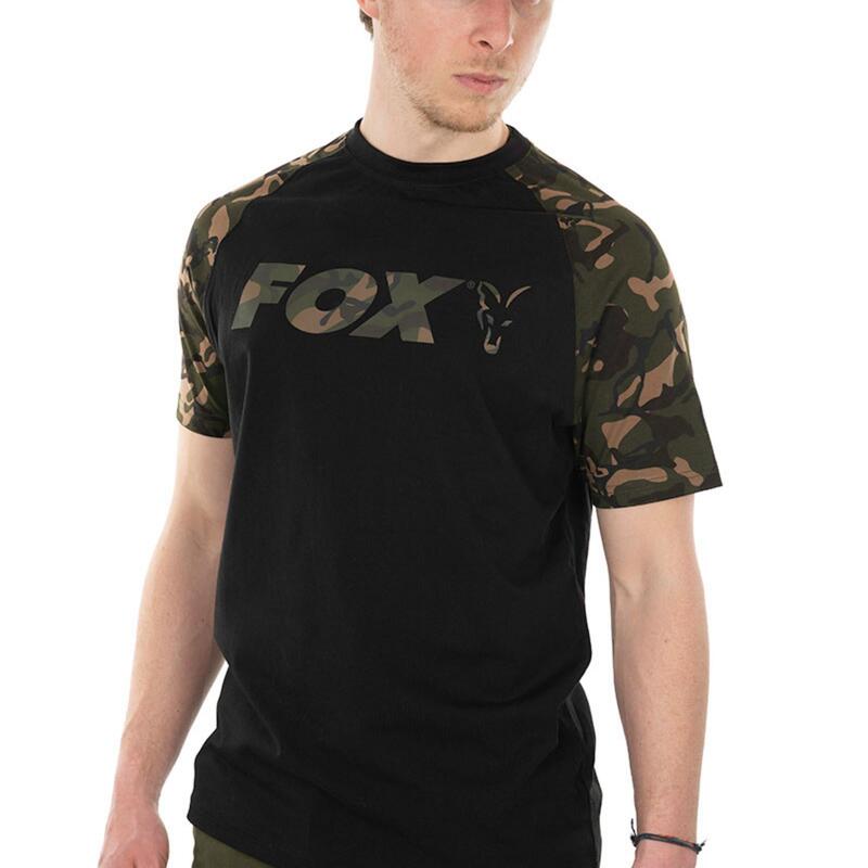 Poza TRICOU FOX BLACK / CAMO RAGLAN T - imagine mare 2