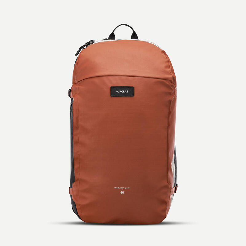Poza Rucsac Trekking călătorie TRAVEL500 ORGANIZER 40L Portocaliu - imagine mare 1