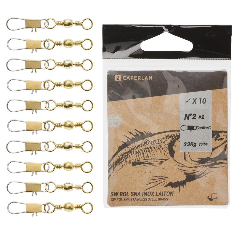 Poza Agrafă cu Vârtej Rolling Snap Inox SW x 10 - imagine mare 2