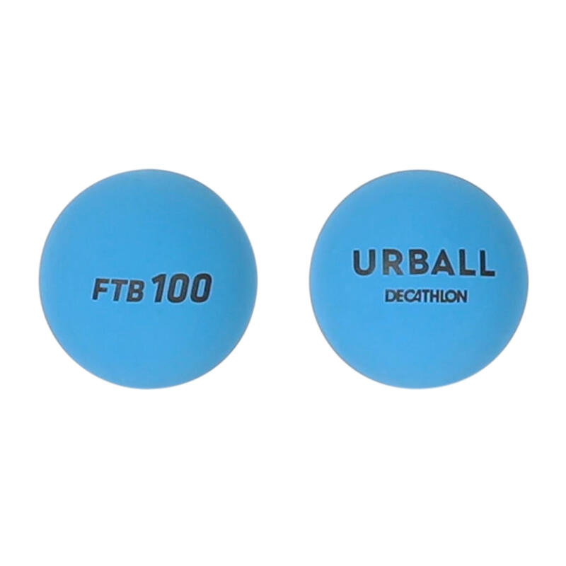 Poza Set 2 mingi Frontenis One Wall FTB100 Albastru - imagine mare 2