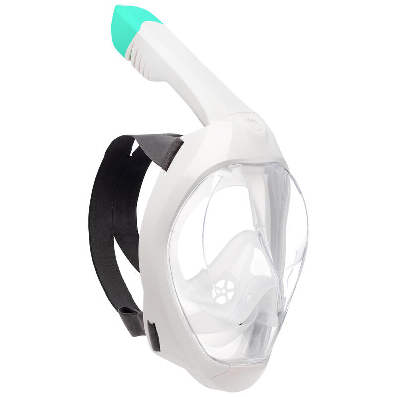 Poza Mască snorkeling la suprafață Easybreath 500 Gri Adulți - imagine mare 2