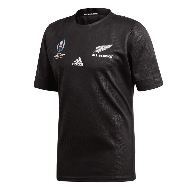 Poza Tricou Adidas replica Noua Zeelandă RWC19 Negru Copii - imagine mare 2