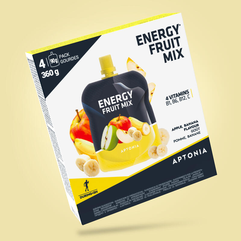 Poza ENERGY FRUIT MIX Banane Măr 4 x 90g - imagine mare 1