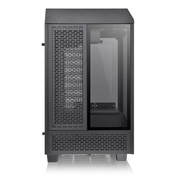 Poza Carcasa Thermaltake The Tower 100, Tempered Glass, Mini Tower (Negru) - imagine mare 4