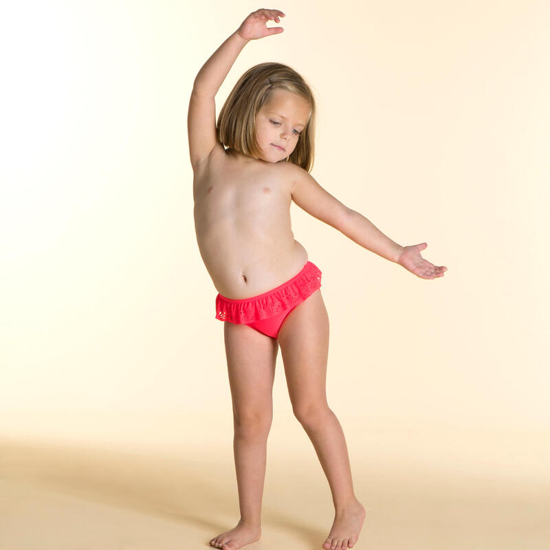 Poza Slip înot Roșu Fete - imagine mare 2