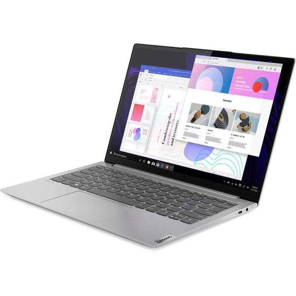 Poza Ultrabook Lenovo Yoga Slim 7 13ACN5 (Procesor AMD Ryzen™ 7 5800U (16M Cache, up to 4.4 GH), 13.3" QHD, 8GB, 512GB SSD, AMD Radeon Graphics, Win11 Home, Argintiu)