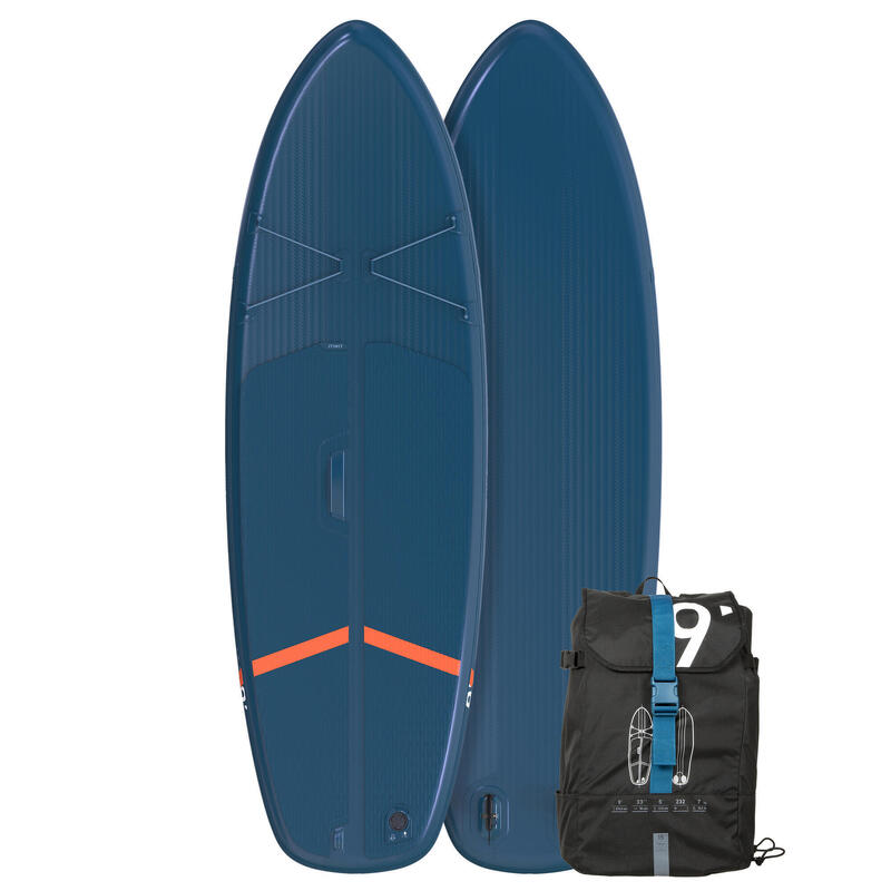 Poza Stand Up Paddle gonflabil 100 compact 9' Albastru - imagine mare 2