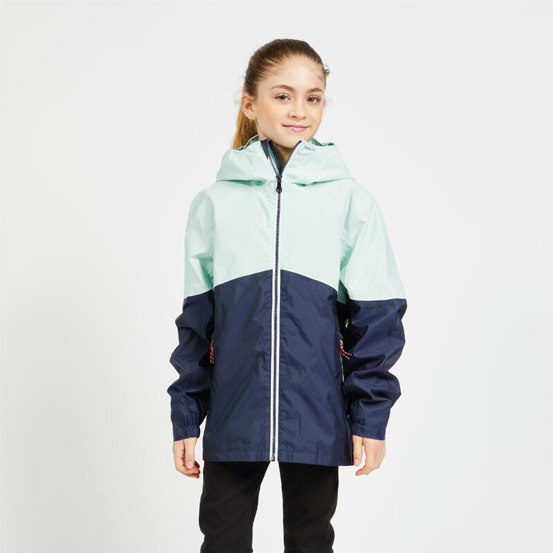 Poza Geacă impermeabilă navigație Sailing 100 Albastru Copii - imagine mare 2