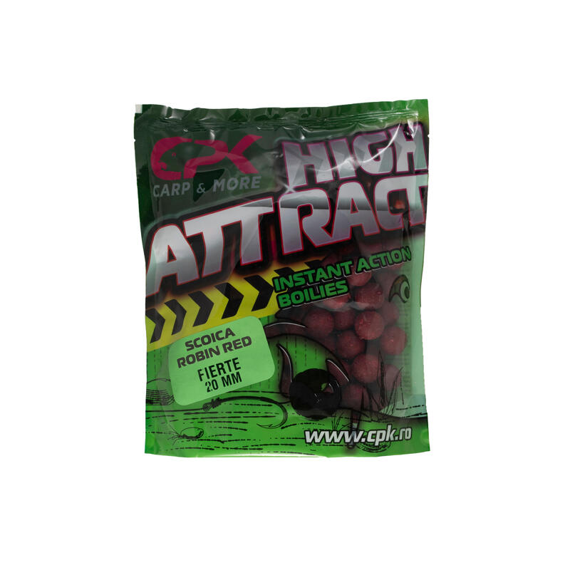 Poza BOILIES HA SCOICA & ROBIN RED FIERTE 800gr 20 MM - imagine mare 2