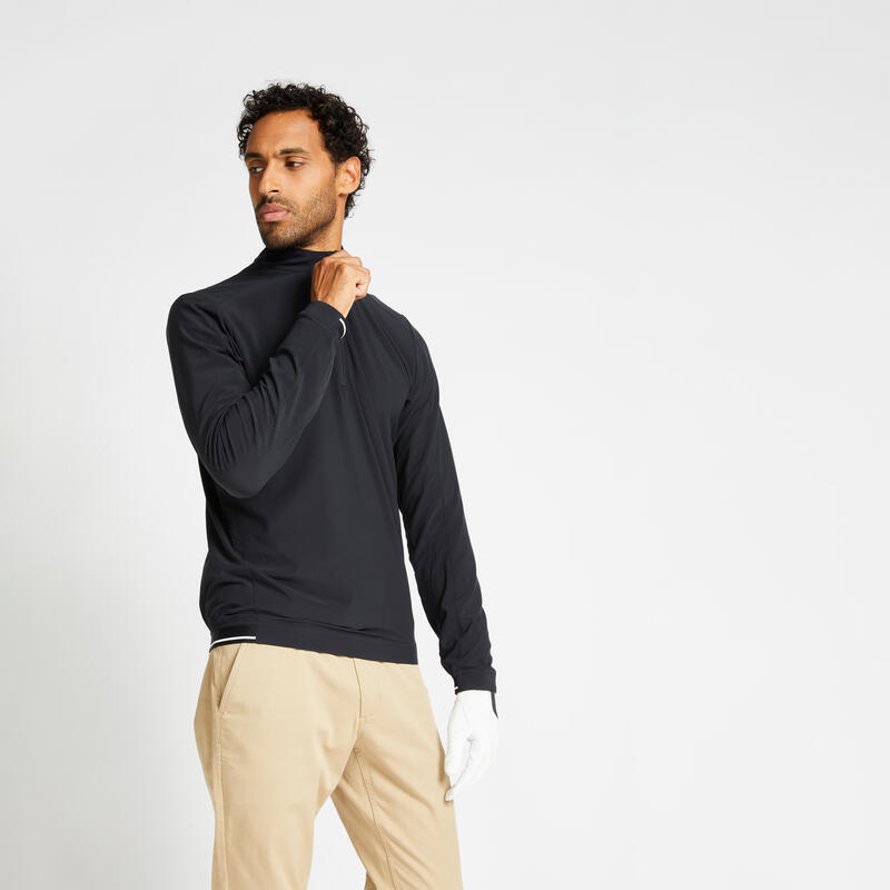 Poza Jachetă Protecție vânt Hidrofobă Golf RW500 Negru Bărbați - imagine mare 2