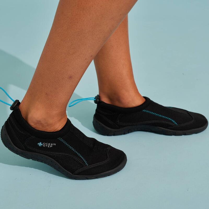Poza BOTOȘI AQUASHOE AQUAFITNESS/AQUAGYM NEOPREN 5MM NEGRU - imagine mare 2