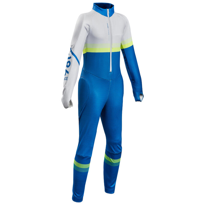 Poza Costum schi RACE 980 Albastru-Galben Copii - imagine mare 2