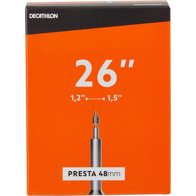 Poza Cameră aer 26x1,2/1,5 Valvă Presta 48 mm - imagine mare 2