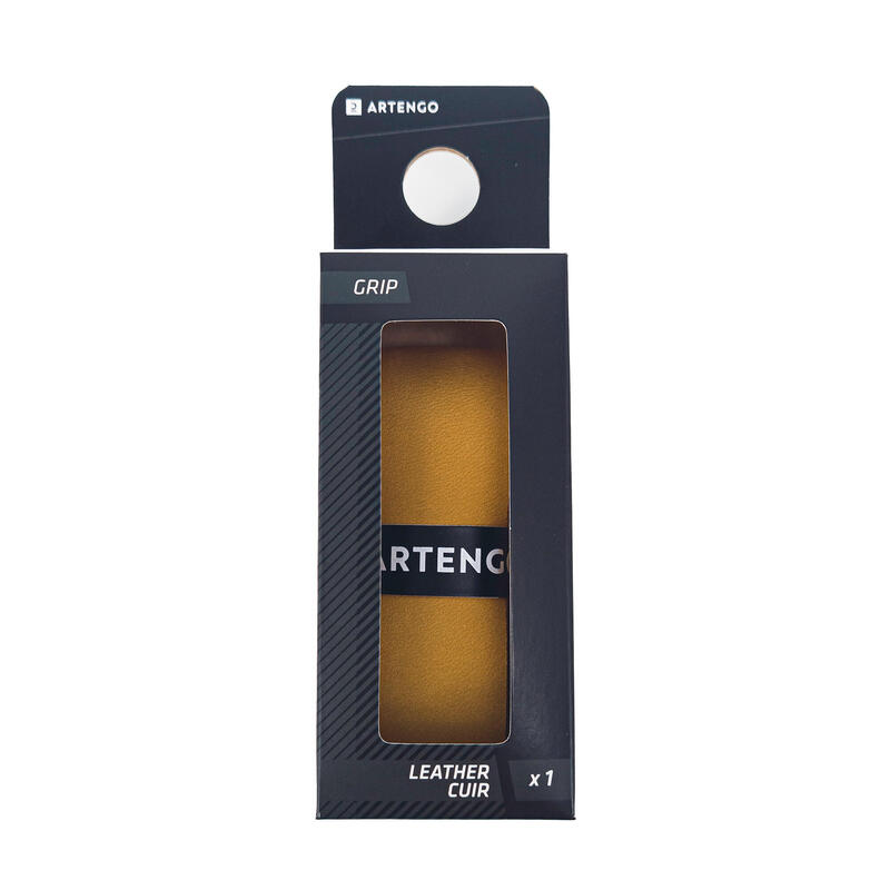 Poza Grip din Piele Naturală Tenis Maro - imagine mare 2