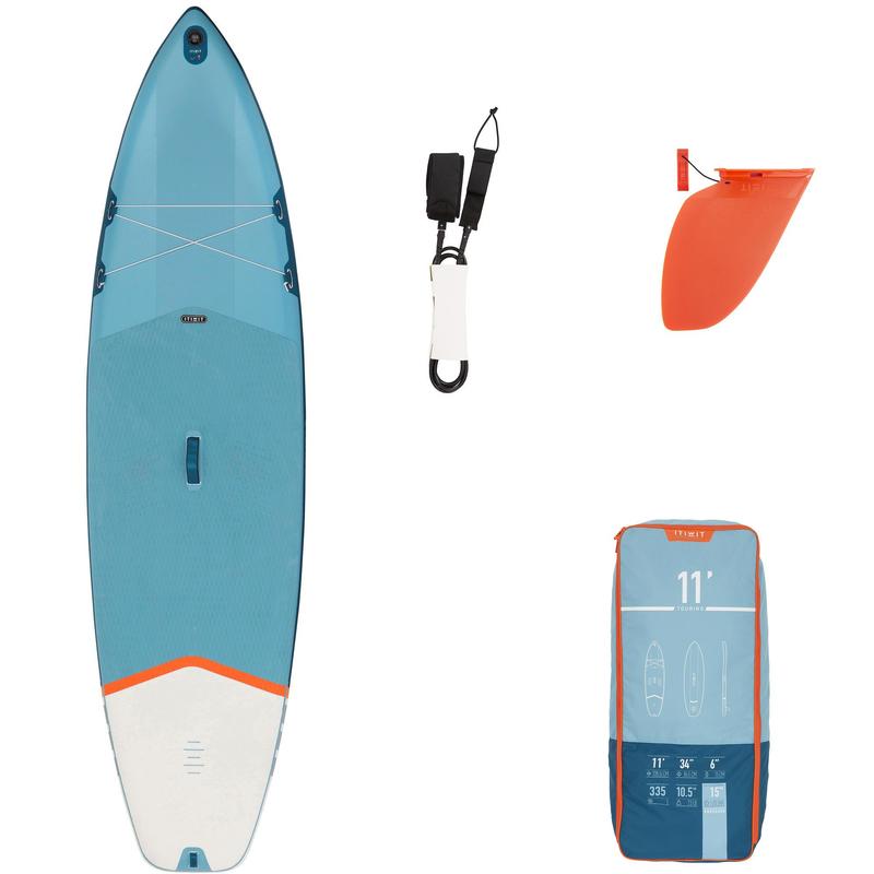Poza Stand Up Paddle gonflabil X100 11' Albastru - imagine mare 2