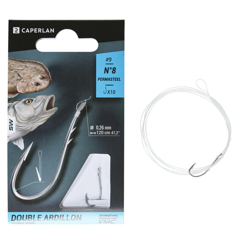 Poza Cârlige montate barbetă dublă pescuit marin - imagine mare 6