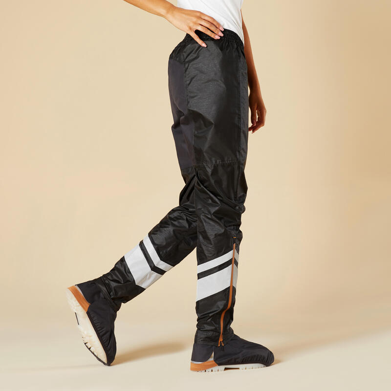 Poza Suprapantalon ciclism în oraș 540 Negru Damă - imagine mare 2