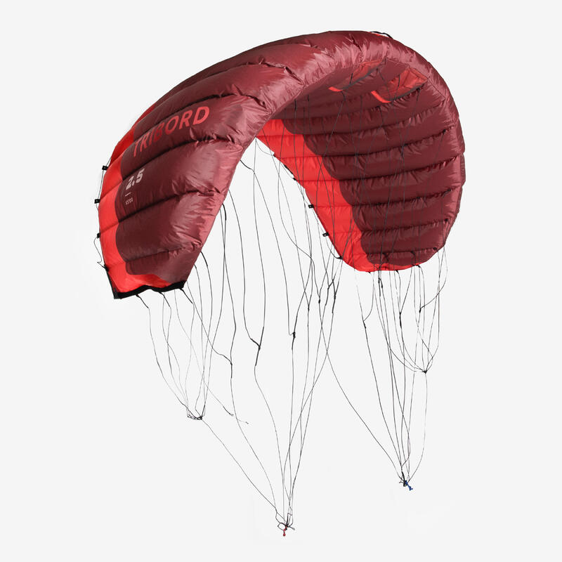 Poza ARIPĂ DE TRACȚIUNE KS100 2,5m2 Roșu - cu bară - imagine mare 2