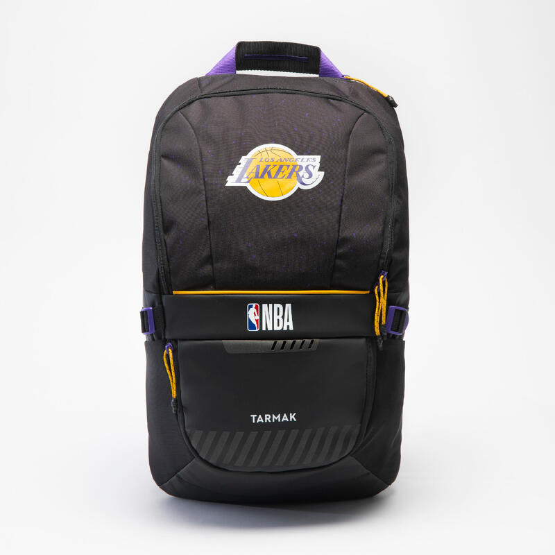Poza Rucsac Baschet 500 NBA Los Angeles Lakers 25 L Negru - imagine mare 2