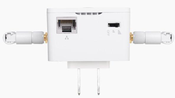 Poza Range Extender Wireless Edimax Gemini RE11S, Gigabit, Dual Band, 1200 Mbps, 2 Antene externe (Alb)