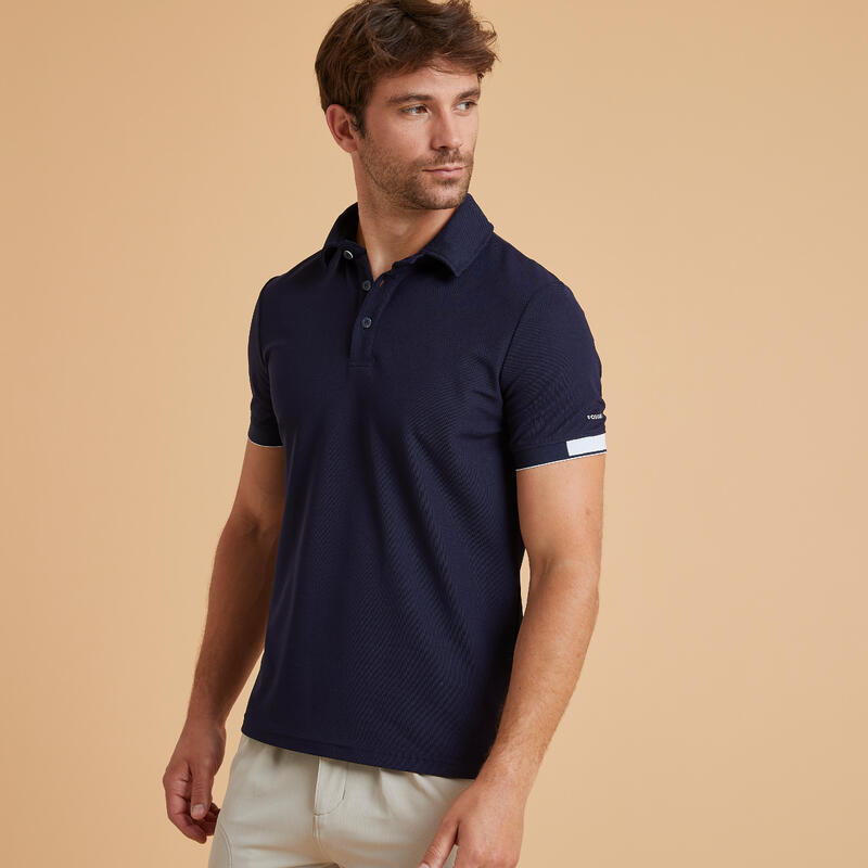 Poza Tricou Polo Echitație Albastru Bărbați - imagine mare 2