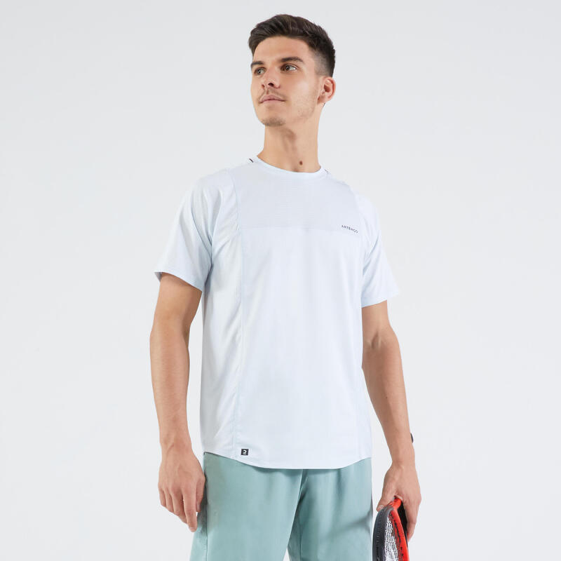 Poza Tricou Tenis TTS DRY RN Gri-Negru Bărbați - imagine mare 1