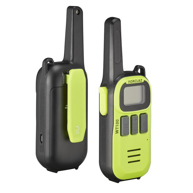 Poza Set Walkie Talkie Reîncărcabile prin USB WT100 5 km - imagine mare 2